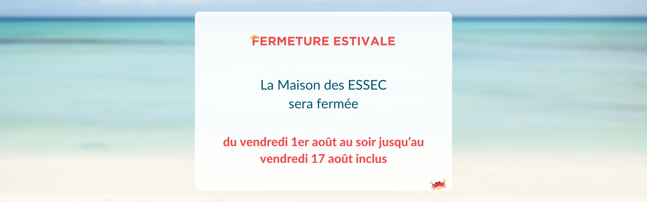 Fermeture été