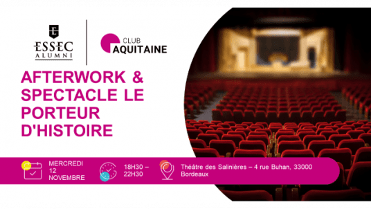 Afterwork & Spectacle Le Porteur d'Histoire - Théâtre des Salinières
