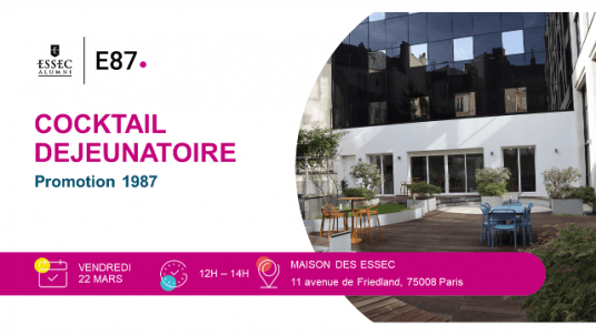Cocktail déjeunatoire de la promotion 87 