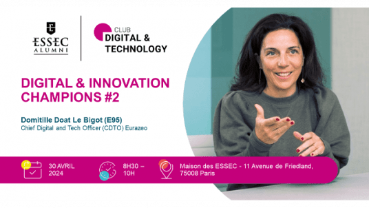 Digital & Innovation Champions #2 - Domitille Doat Le Bigot (E95), Chief Digital and Tech Officer (CDTO) Eurazeo