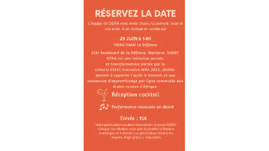 Cocktail DERA : action sociale et réseautage