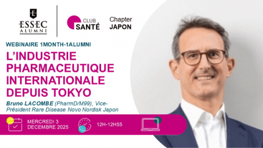1 Month 1 Alumni : Bruno LACOMBE (M99), l’industrie pharmaceutique internationale depuis Tokyo