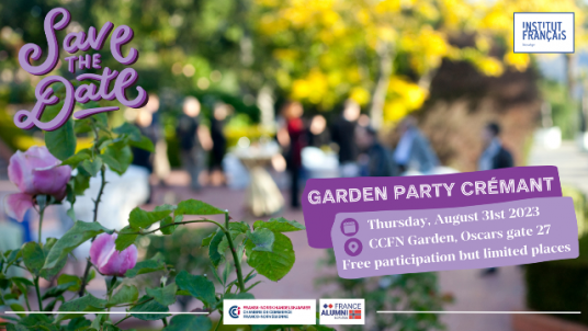 Garden party with the Franco-Norwegian Chamber of Commerce
