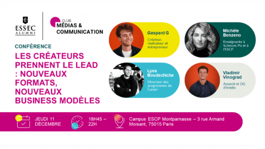 Conférence ~ Les créateurs prennent le lead : nouveaux formats, nouveaux business modèles