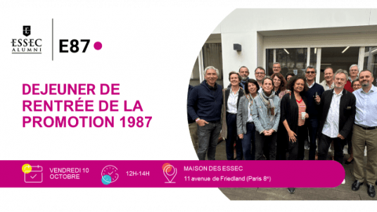 Déjeuner de rentrée de la Promotion 1987