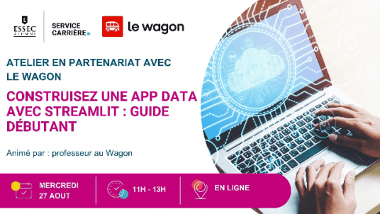 Atelier organisé par Le Wagon : Construisez une app data avec Streamlit : guide débutant