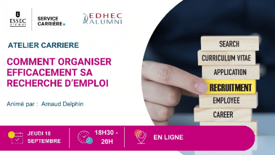 Webinaire : Comment organiser efficacement sa recherche d’emploi