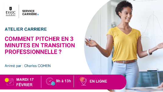 Formation pratique : Comment pitcher en 3 minutes en transition professionnelle ? 