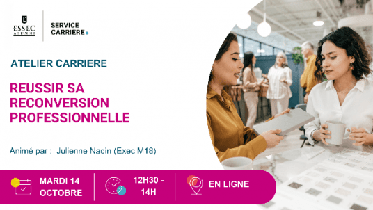 Nouveau webinaire : Réussir sa reconversion professionnelle : 8 étapes pour passer de l’intuition à l’action
