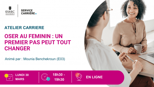 [ANNULER] Webinaire : OSER au féminin : Un premier pas peut tout changer