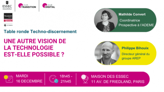 Table ronde Techno-discernement - Une autre vision de la technologie est-elle  possible ?