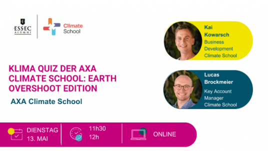 Klima Quiz der AXA Climate School: Earth Overshoot Edition