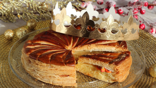 Galette des Rois at the French Institute in New Delhi
