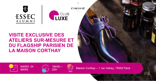 Visite exclusive des ateliers sur-mesure et du flagship parisien de la Maison Corthay