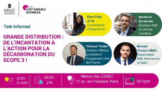 Talk informel ~ Grande distribution : de l’incantation à l’action pour la  décarbonation du Scope 3 !