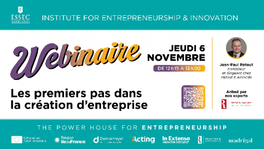 Webinaire "les premiers pas dans la création d'entreprise"