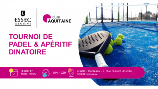 Tournoi de Padel & apéritif dinatoire 
