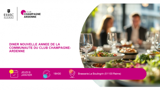 Dîner nouvelle année de la communauté du Club Champagne-Ardenne