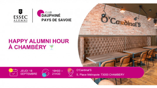 Happy Alumni Hour à Chambéry 🍸 
