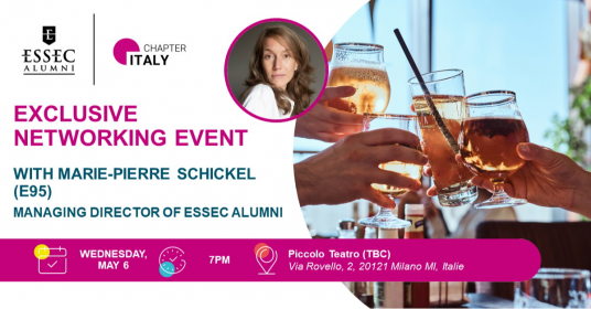 Exclusive Networking event with Marie-Pierre SCHICKEL,  Managing Director of ESSEC Alumni 