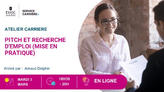 Webinaire : Pitch et recherche d'emploi (mise en pratique)