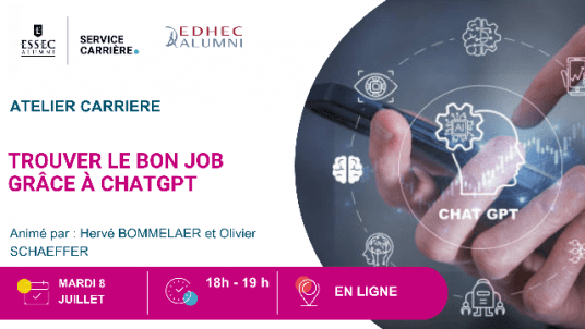 Webinaire : Trouver le bon job grâce à chatgpt