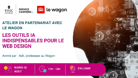 Atelier organisé par Le Wagon : Les outils IA indispensables pour le web design
