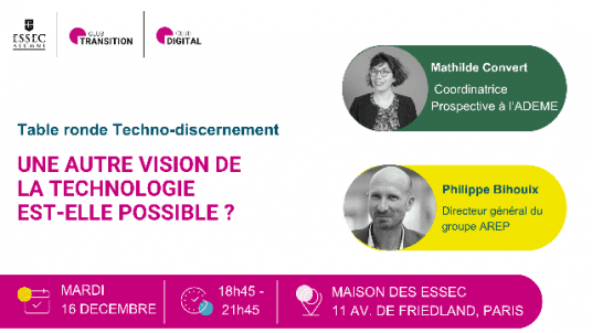 Table ronde Techno-discernement - Une autre vision de la technologie est-elle  possible ?
