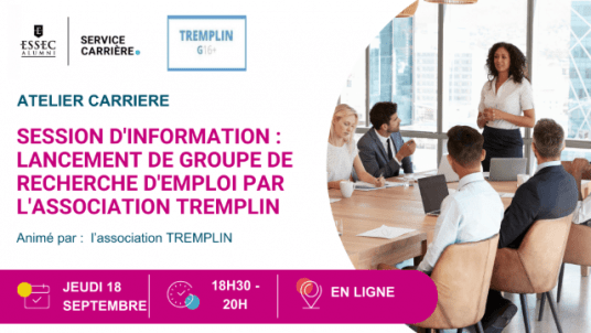 Session d'information : lancement de groupe de recherche d'emploi par l'association Tremplin 
