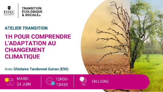 Atelier Transition ESSEC Alumni - 1h pour comprendre l'adaptation au changement climatique