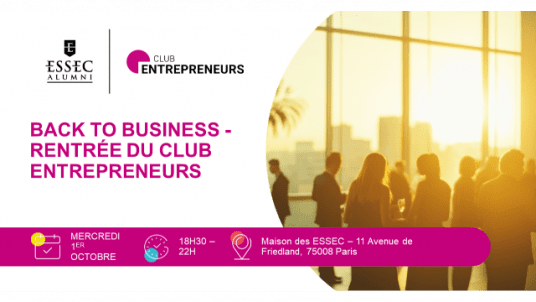 Back to Business - Rentrée du Club Entrepreneurs