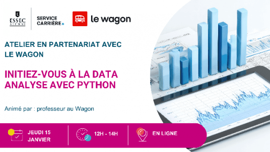 Atelier organisé par Le Wagon : Initiez-vous à la Data Analyse avec Python 