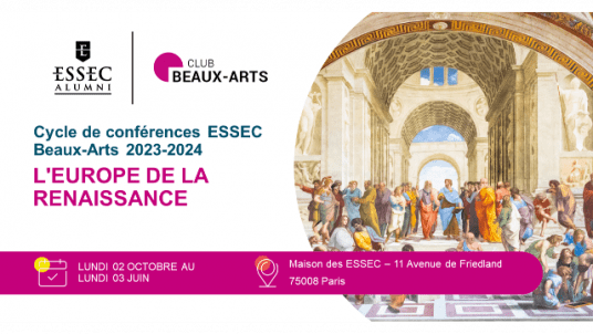 Cycle de conférences ESSEC Beaux-Arts 2023-2024 ~ L'Europe de la Renaissance :palette: