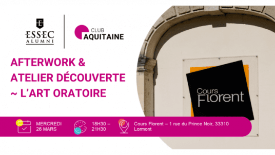 Afterwork & Atelier découverte au Cours Florent ~ L’art oratoire