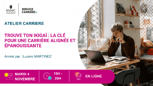 Webinaire : Trouve ton Ikigaï : la clé pour une carrière alignée et  épanouissante