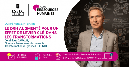 Le DRH augmenté pour un effet de levier clé  dans les transformations 