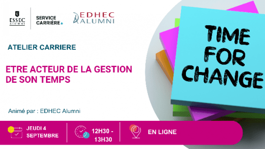 Webinaire : Être acteur de la gestion de son temps