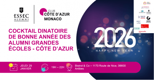 Cocktail dinatoire de bonne année des Alumni Grandes Écoles - Côte d’Azur 