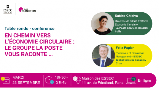 Table ronde  - En chemin vers l'économie circulaire : le Groupe La Poste vous raconte ...