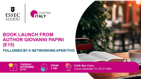 Book Launch from author Giovanni Papini (E15) & Networking Aperitivo