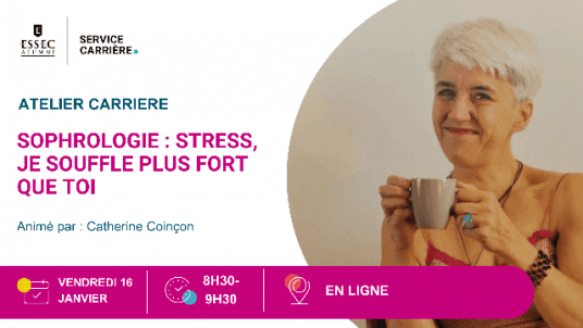 Nouveau webinaire de Sophrologie : Stress, je souffle plus fort que toi