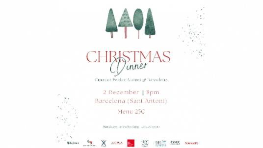 Christmas dinner - Grandes Ecoles Alumni Barcelona