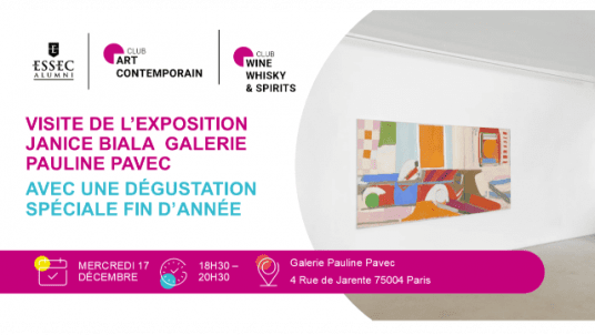 Visite de l’exposition Janice Biala Galerie Pauline Pavec & Dégustation de vin