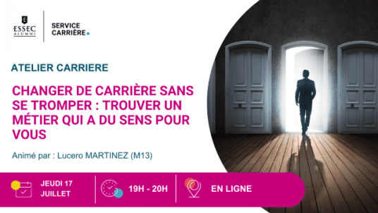 Webinaire : Changer de carrière sans se tromper : Trouver un métier qui a du sens pour vous