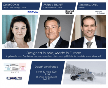 Débat-Conférence - Designed in Asia, Made in Europe  Ingénierie sans frontière, nouveau moteur de la  compétitivité industrielle européenne ?