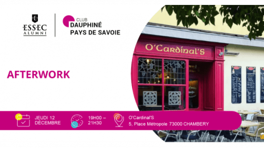 Afterwork du Club Dauphiné et Pays de Savoie 🍸