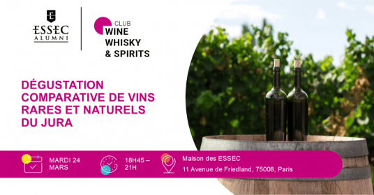 Dégustation comparative de vins rares et naturels du Jura 