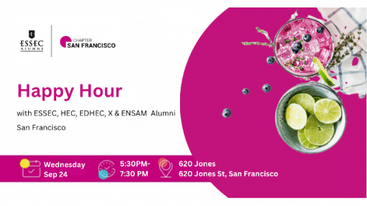 ESSEC San Francisco Alumni x HEC, EDHEC, Sciences Po, X, ENSAM Happy Hour - Sep 2025
