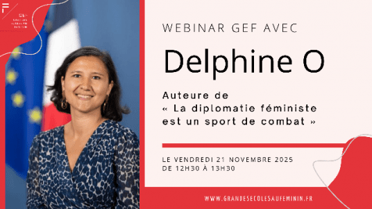Webinaire GEF avec Delphine O, auteure de “La diplomatie féministe est un sport de combat”