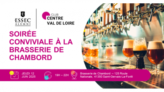 Soirée conviviale à la Brasserie de Chambord